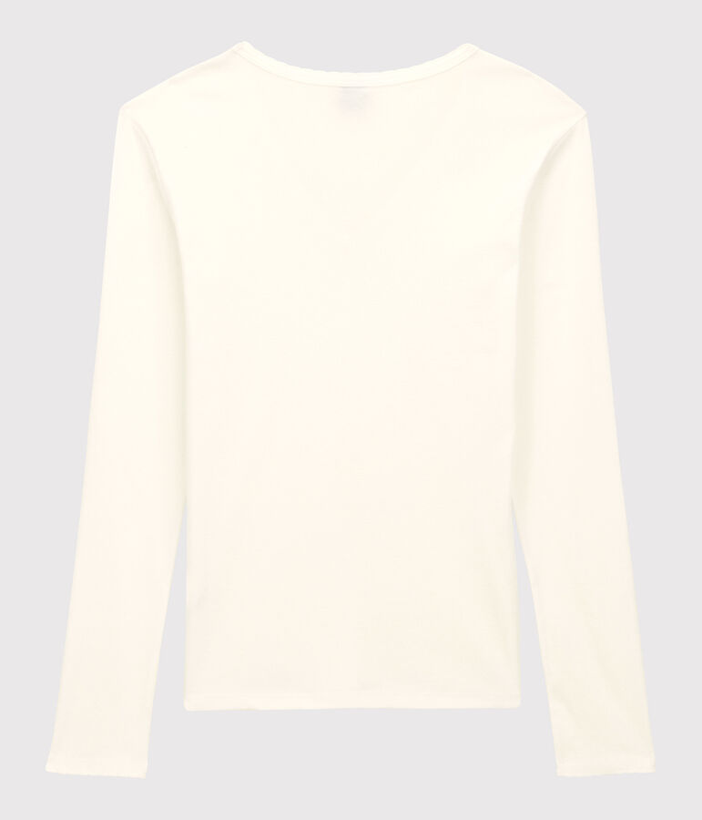 T-shirt cocotte L'ICONIQUE in cotone Donna bianco