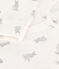 Tutina e sacco nanna con stampa in cotone bianco MARSHMALLOW/grigio GRIS
