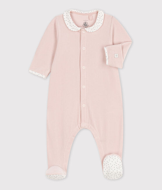 Tutina pigiama in ciniglia per neonati rosa SALINE