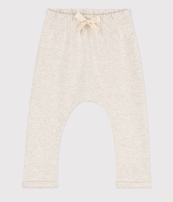 Pantaloni in jersey spesso per neonati beige MONTELIMAR CHINE