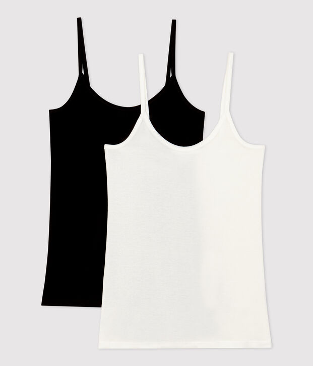 Confezione da 2 canottiere con spalline Donna multicolore