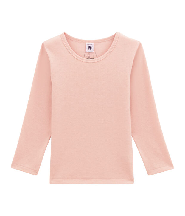 tee-shirta maniche lunghe per bambina in lana e cotone JOLI