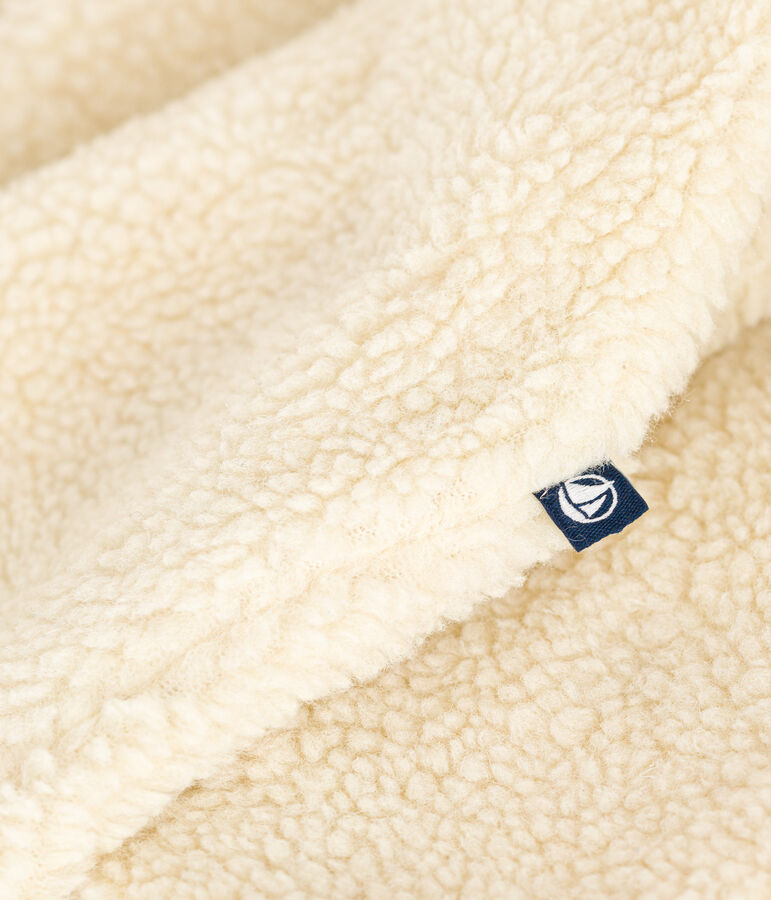 Tutina in sherpa neonato ecru