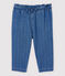Pantaloni in denim chiaro a pois bebè femmina blu DENIM CLAIR