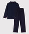 Pigiama di cotone per bimbi blu SMOKING