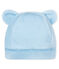 Cuffietta nascita bebè unisex velluto blu FRAICHEUR