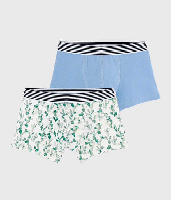 Confezione da 2 boxer cactus bambino in cotone e lino variante 1