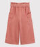 Pantaloni bambina in lyocell rosa PAPAYE