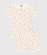 Pigiama corto bambina in cotone motivo orangettes