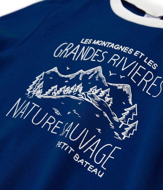 T-shirt bambino blu LIMOGES