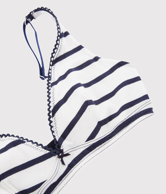 Reggiseno a righe Donna bianco MARSHMALLOW/blu SMOKING