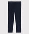 Pantalone joggers bambina blu SMOKING