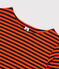 T-shirt marinière in cotone Donna blu SMOKING/ CAROTTE