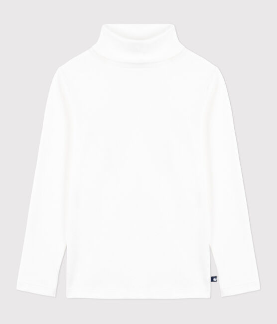 T-shirt Iconica a lupetto in cotone donna bianco ECUME