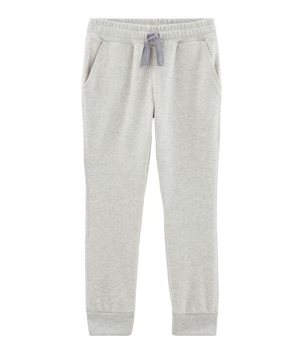 Pantalone in jersey da bambino grigio