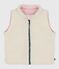Piumino senza maniche double face neonato rosa JOLI/ MILK