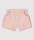 Shorts bebè in seersucker biologico a righe 