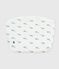 Pochette in cotone con balene stampate neonato MARSHMALLOW/ ADRIATIC