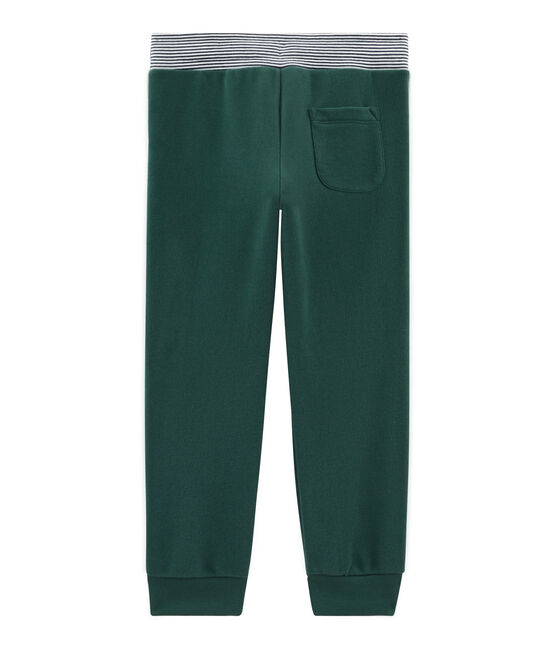 Pantalone bambino in molleton verde SOUSBOIS
