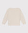 T-shirt a maniche lunghe in jersey flammé  bambino beige MONTELIMAR CHINE