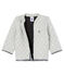 Cardigan in tubique trapuntato bebè maschio grigio BELUGA CHINE CN