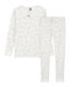 Pigiama snugfit bambina a stelle con paillette in cotone