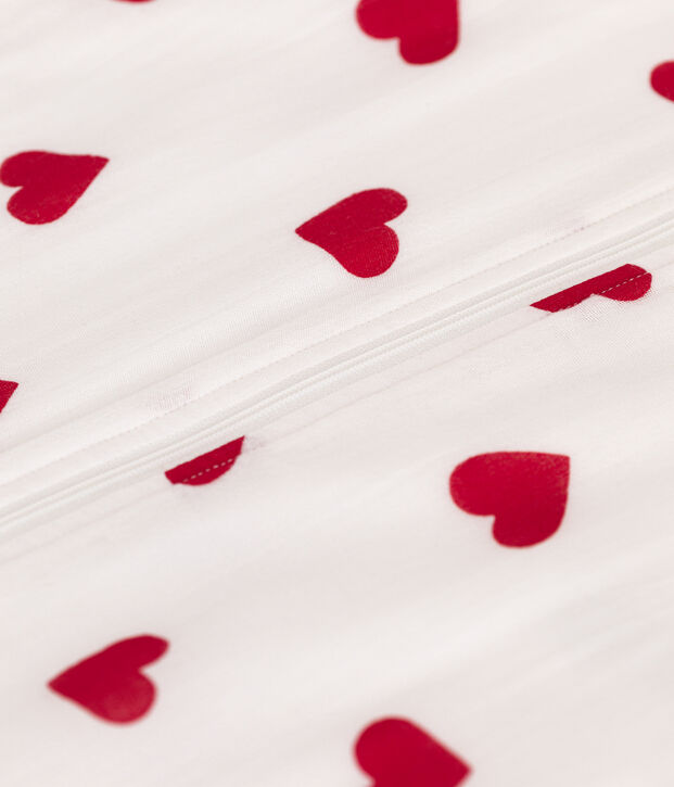 Sacco nanna beb&egrave; in cotone TOG 1 bianco/rosso