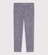 Leggings bambino in misto lana e cotone a righe