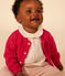 Cardigan in tricot di cotone bebè rosa DELHI