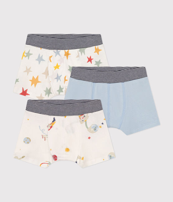 Set di 3 boxer spazio in cotone bambino variante 1