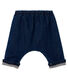 Pantalone bebè unisex doppiato in maglia effetto denim