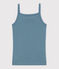 Canottiera con spalline L'ICONIQUE in cotone donna blu ROVER