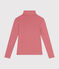 T-shirt donna L'Iconique in cotone con collo a lupetto rosa ROSEWOOD