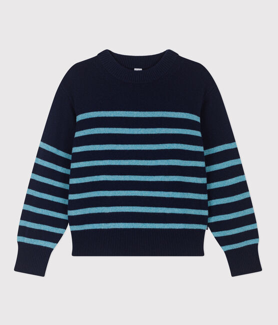 Maglione alla marinara in lana donna SMOKING/ AZUL