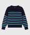 Maglione alla marinara in lana donna SMOKING/ AZUL