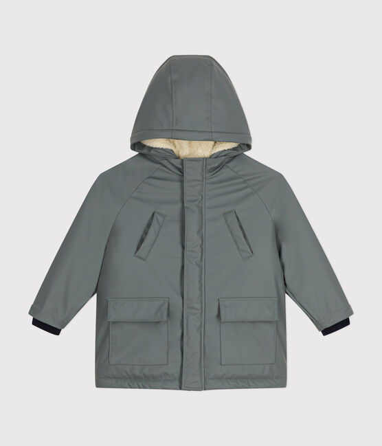 Impermeabile caldo in sherpa bambina/bambino verde THUYA