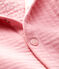 Cardigan bebè in tubique trapuntato. rosa CHARME