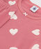 Pigiama in cotone con stampa motivo cuore bambino rosa ROSEWOOD/ AVALANCHE