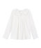 Blusa bambina bianco MARSHMALLOW