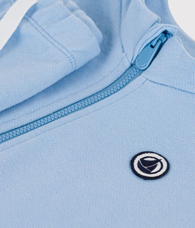 Set per neonato composto da felpa e pantaloni in cotone tinta unita FLO