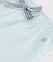 Shorts in cotone tinta unita neonato blu