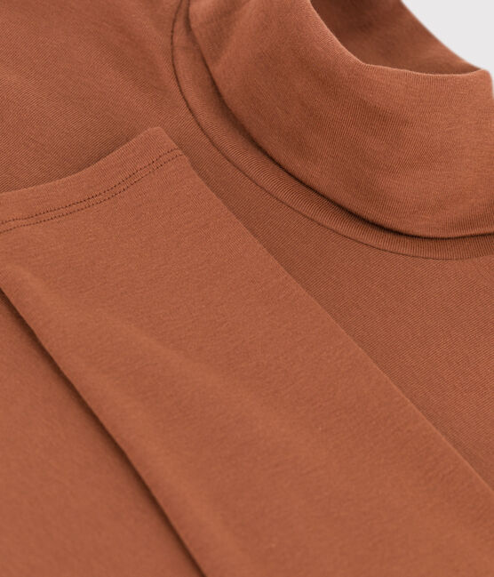 T-shirt L'ICONIQUE in cotone donna marrone CINA