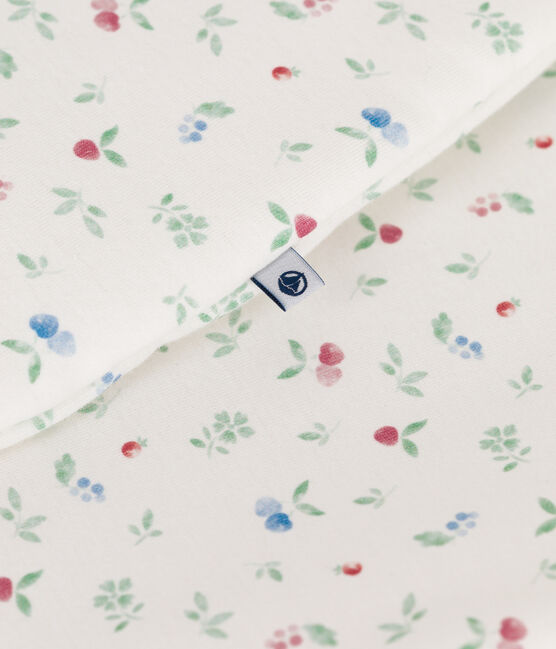 Sacco nanna in cotone con frutta stampata TOG 2.5 neonato bianco MARSHMALLOW/bianco MULTICO