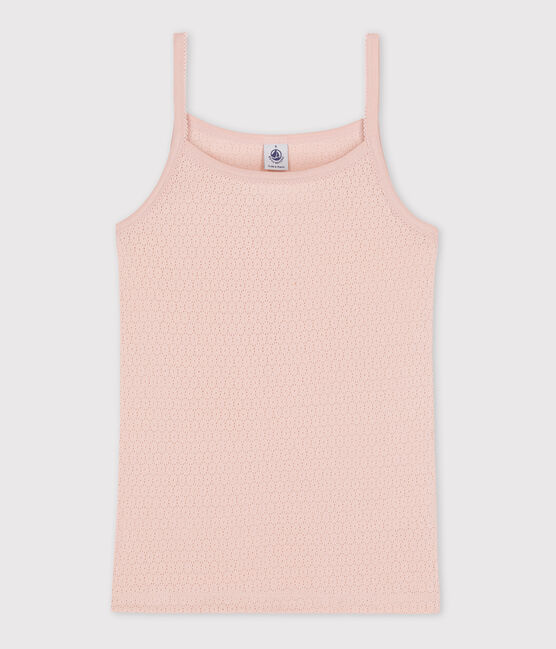 Canottiera con spalline L'ICONIQUE in cotone donna rosa SALINE