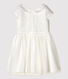Abito da cerimonia in jacquard e tulle bambina