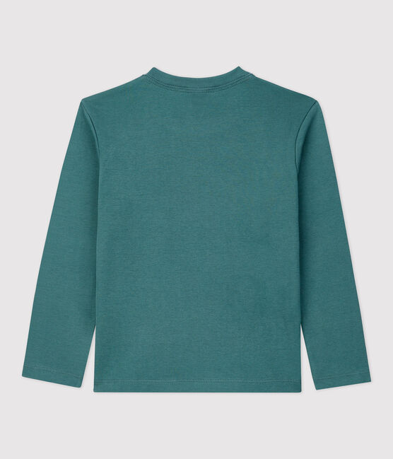 T-shirt in cotone biologico bambina / bambino verde BRUT