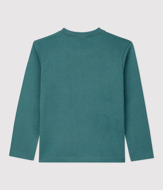 T-shirt in cotone biologico bambina / bambino verde