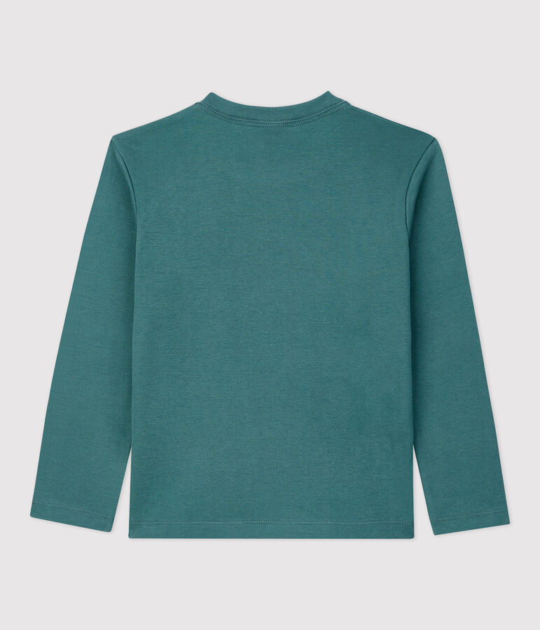 T-shirt in cotone biologico bambina / bambino verde