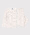 Pigiama bambino unisex in cotone motivo volpe bianco MARSHMALLOW/bianco MULTICO