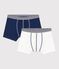 Confezione da 2 boxer ragazzo in cotone biologico e elastan variante 1